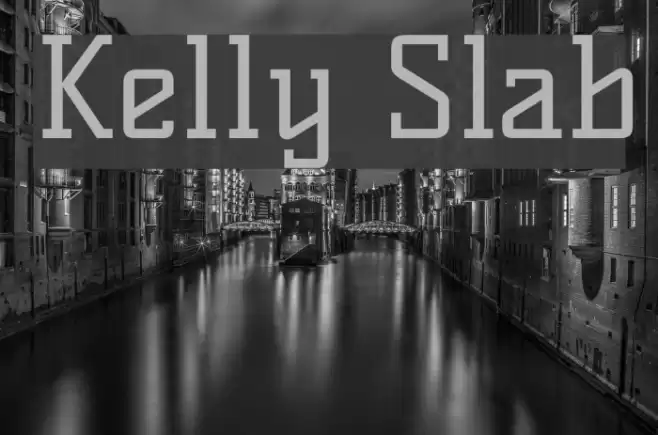 Kelly Slab Font examples