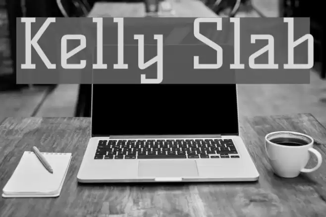 Kelly Slab Font examples