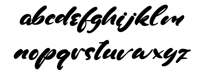 Kelly Stones Font LOWERCASE