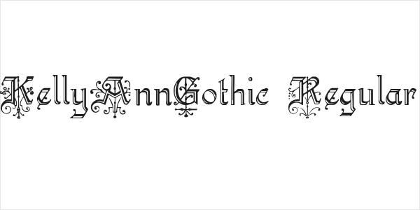 KellyAnnGothic Regular Logo