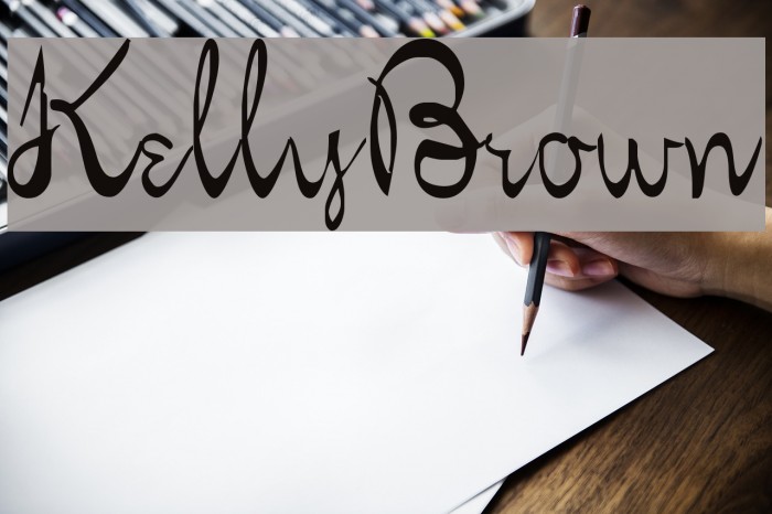KellyBrown Fonte examples