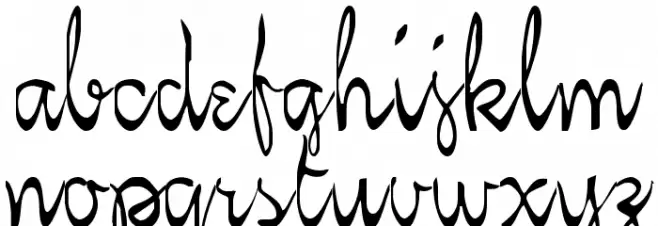 KellyBrown फ़ॉन्ट लोअरकेस