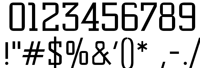KellySlab-Regular Font OTHER CHARS