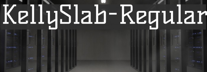 KellySlab-Regular Font examples