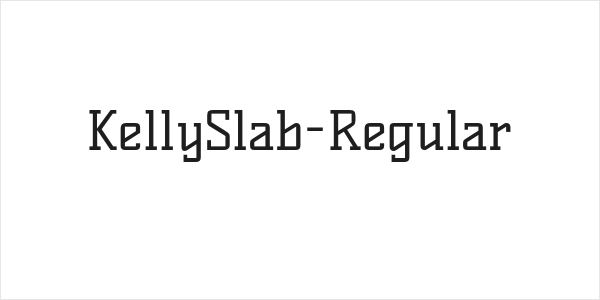 KellySlab-Regular Logo