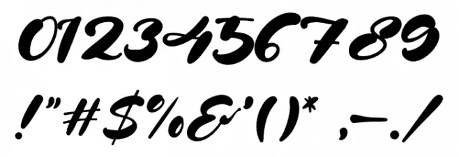 KellyStones Font OTHER CHARS