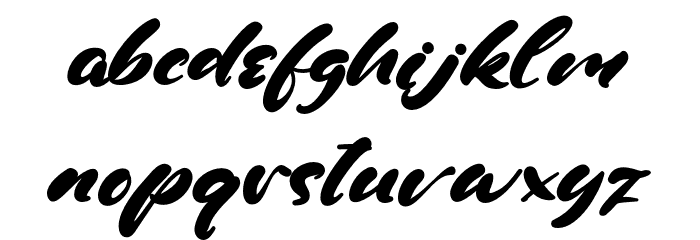 KellyStones Font LOWERCASE