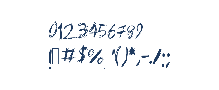 KellysNoteFont Other Characters