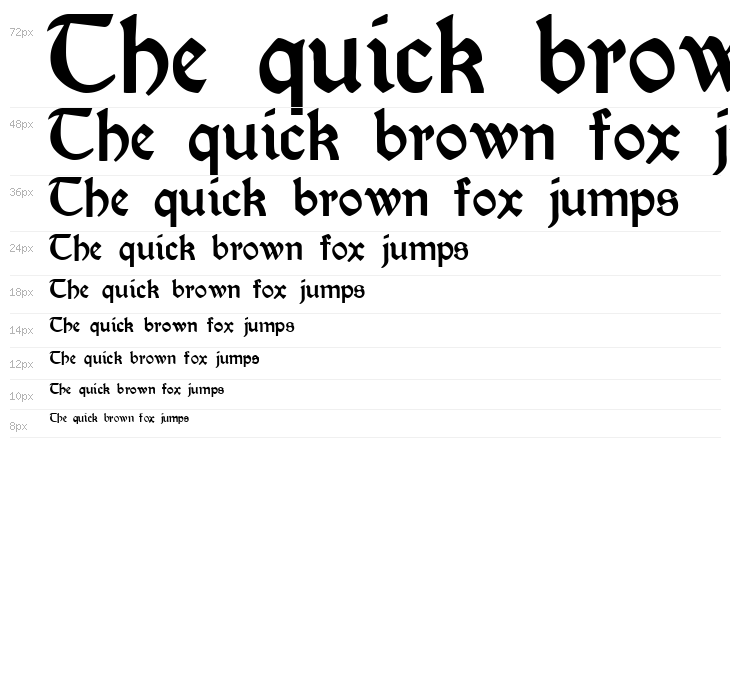 Kelmscott Regular Waterfall