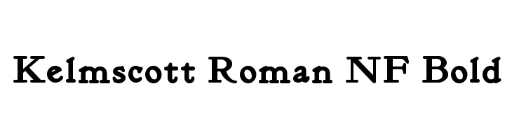Kelmscott Roman NF Bold Font