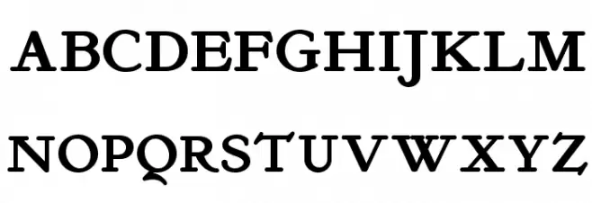 Kelmscott Roman NF Bold 字体 大写