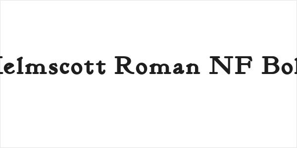 Kelmscott Roman NF Bold Logo