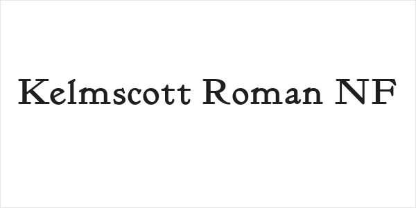 Kelmscott Roman NF Logo