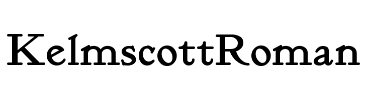 KelmscottRoman Font