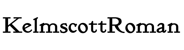 KelmscottRoman  font caratteri gratis