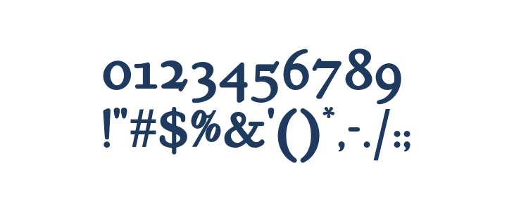 KelmscottRomanNF-Bold Other Characters