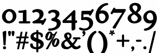 KelmscottRomanNF-Bold Font OTHER CHARS