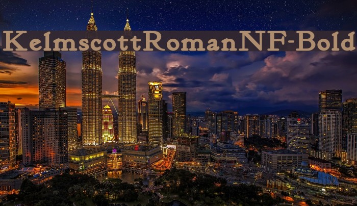 KelmscottRomanNF-Bold Example 2