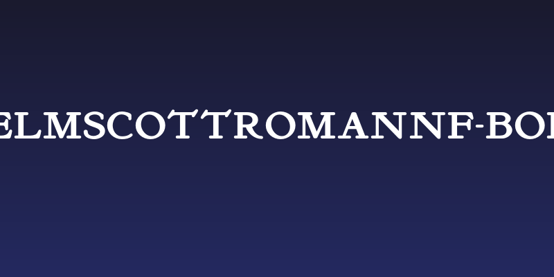 KelmscottRomanNF-Bold Social Header