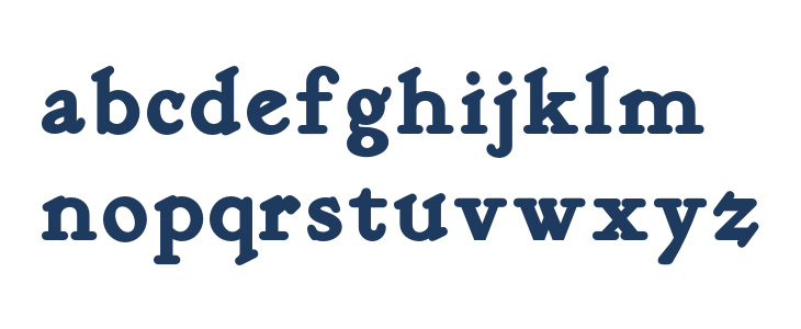 KelmscottRomanNF-Bold Lowercase