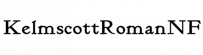 KelmscottRomanNF  フリーフォントのダウンロード