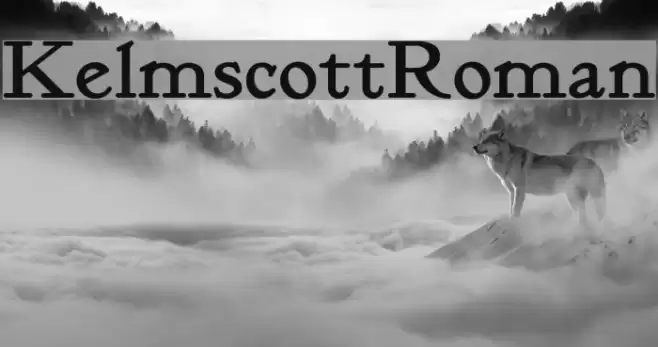 KelmscottRoman Font examples