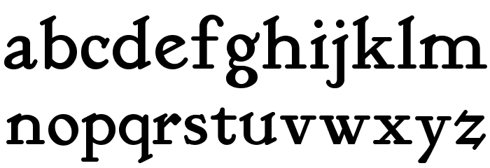 KelmscottRoman Font LOWERCASE