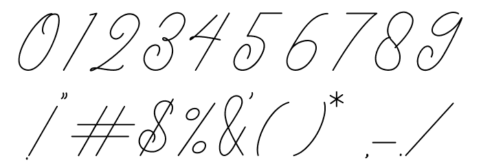 Kelony Font Alte caractere