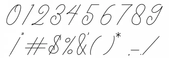 Kelony Font OTHER CHARS