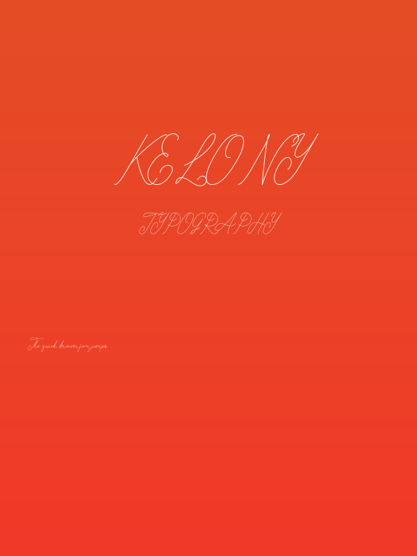Kelony Poster