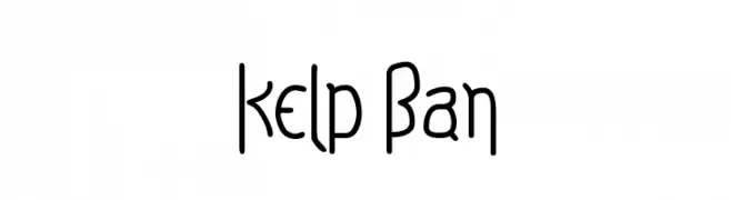 Kelp Ban  Frei Schriftart Herunterladen