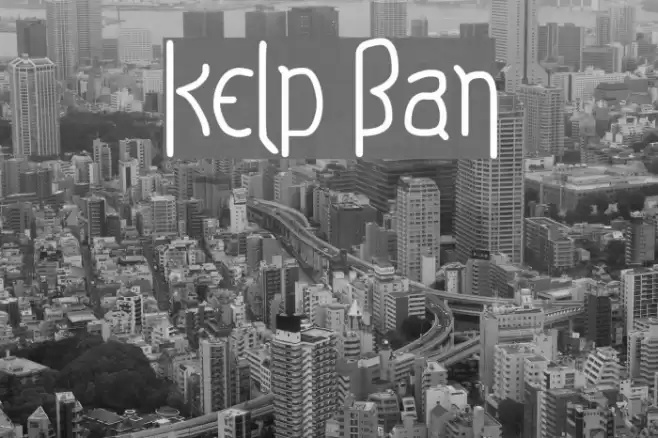 Kelp Ban Fonte examples