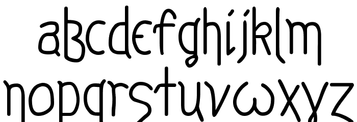Kelp Ban Font LOWERCASE