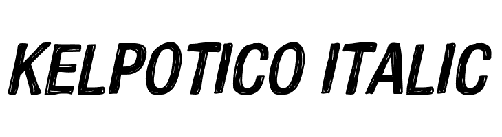 Kelpotico Italic Font