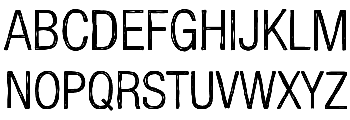 Kelpotico Light Font LOWERCASE