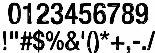 Kelpotico Font OTHER CHARS