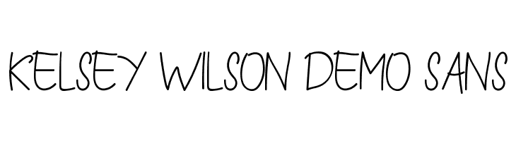 Kelsey Wilson Demo Sans  font caratteri gratis
