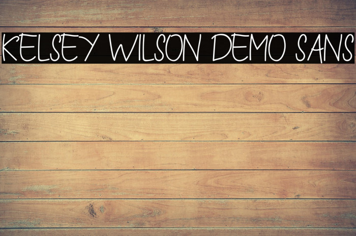 Kelsey Wilson Demo Sans Example 1