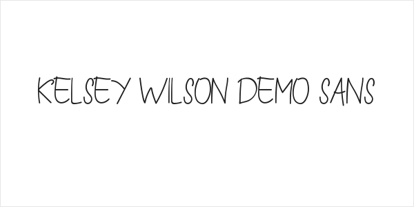 Kelsey Wilson Demo Sans Logo