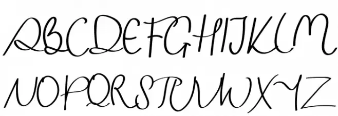 Kelsey Wilson Demo Script Font OTHER CHARS