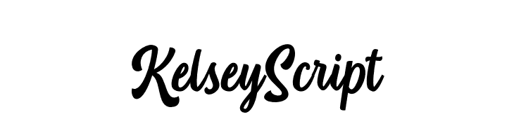 KelseyScript  フリーフォントのダウンロード