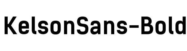 KelsonSans-Bold  Frei Schriftart Herunterladen