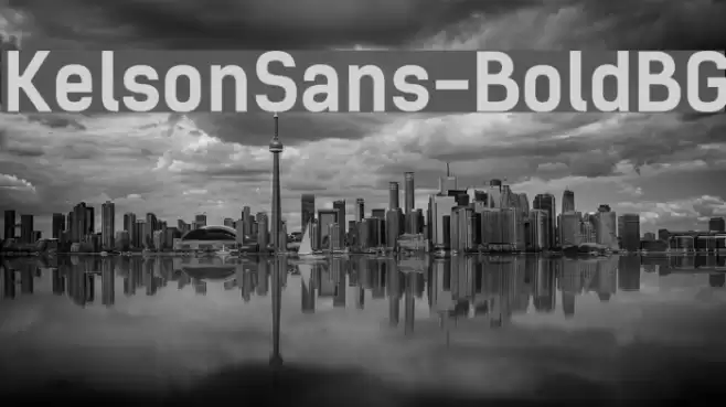 KelsonSans-BoldBG Font examples