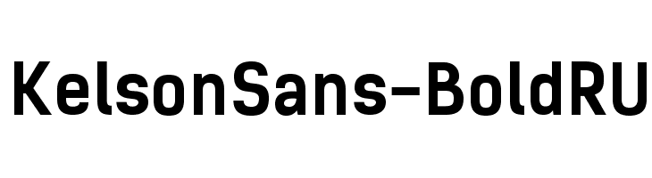 KelsonSans-BoldRU Font