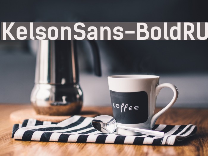 KelsonSans-BoldRU Font examples