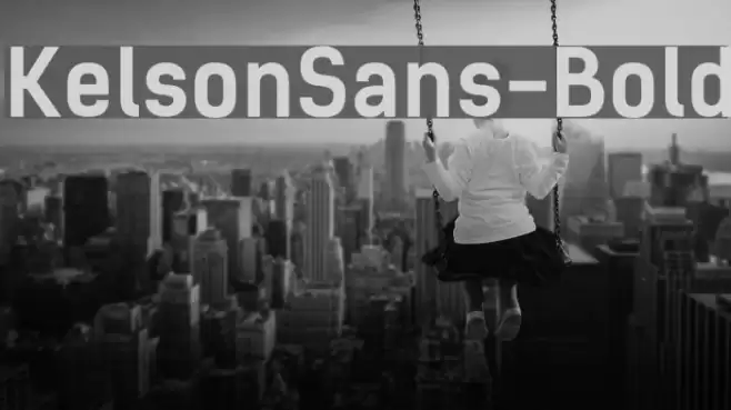 KelsonSans-Bold Font examples