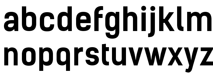 KelsonSans-Bold Font LOWERCASE