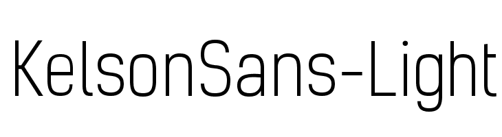 KelsonSans-Light Font
