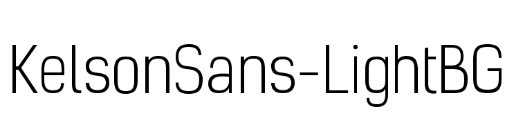 KelsonSans-LightBG Font