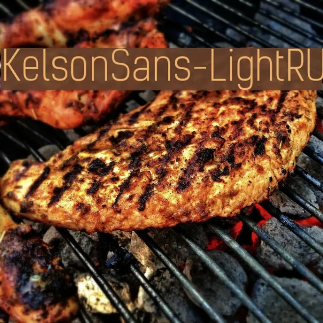 KelsonSans-LightRU Example 2